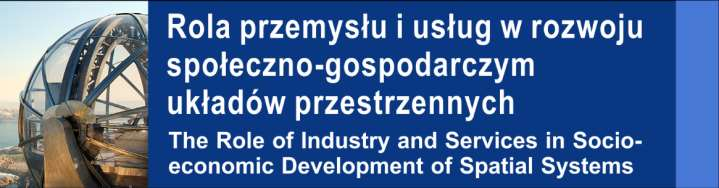 Zakład Przedsiębiorczości i Gospodarki Przestrzennej Instytut Geografii Uniwersytet Pedagogiczny im.