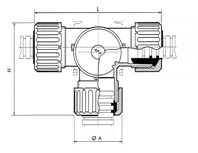 n Montaż: przez wciśnięcie n IP 66: certified conduit NF EN 60529 n Push in fitting IP 40 Rozmiary A 9 9 11 11 11 16 16 16 16 16 21 21 21 B 7 9 9 9 11 9 9 16 16 16 21 21 21 C 7 9 7 9 9 7 9 7 9 11 9