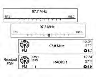 136 System audio-nawigacyjny Ręczne dostrajanie stacji radiowej Ręczne strojenie stacji DAB Korzystanie z listy stacji