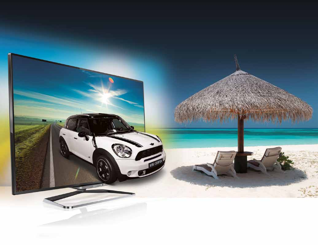 Wyjdź poza ramy Kup TV Philips z i wygraj MINI Cooper Countryman lub 1 z 3 dwuosobowych