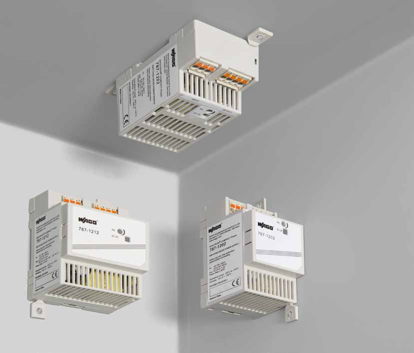 System zasilania EPSITRON EKONOMICZNE I KOMPAKTOWE W KAŻDEJ POZYCJI MONTAŻU EPSITRON COMPACT Power zasilanie 1-fazowe (100 V 240 V AC) w obudowie modułowej