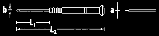 3,8 00 25 32 5 9,80 48 5 00 25 T25 4,4 00 25 55 5,80 48 5 00 27 T27 5,0 5 230 58 5 2,80 48 5 00 30 T30 5,5 5 230 3 5 3,00 48 5 00 40 T40, 5 240 8 5,0 * bez otworu Wkrętaki dla elektroników 4797