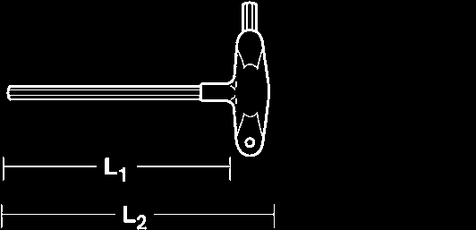 T0; T5; T20; T25; T27; T30; T40 83 8 20 43 wytłoczka, pusta 8,5 079 z rękojeścią poprzeczną, do śrub z gniazdem TOX, grot po uprzednim niklowaniu chromowany, końcówki hartowane, chromowane na matowo,