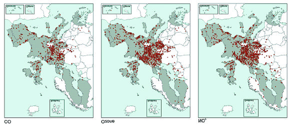 5. Podsumowanie Informacja o stacjach monitoringu, z których pochodz¹ dane o jakoœci powietrza w Europie zamieszczona zosta³a w koñcowym raporcie tematycznym: European exchange of air quality