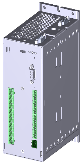 Jednostka zasilająca CDB regulator położenia z CAN BUS CDB regulator położenia z CAN BUS X1 Podłączenia mocy (zasilanie, silnik) X4 Interfejs RS 232 X2 Podłączenia