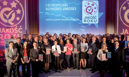 Wydarzenie było połączone z uroczystym wręczeniem certyfikatów JAKOŚĆ ROKU 2014. I Europejski Kongres Jakości to szczególna inicjatywa.