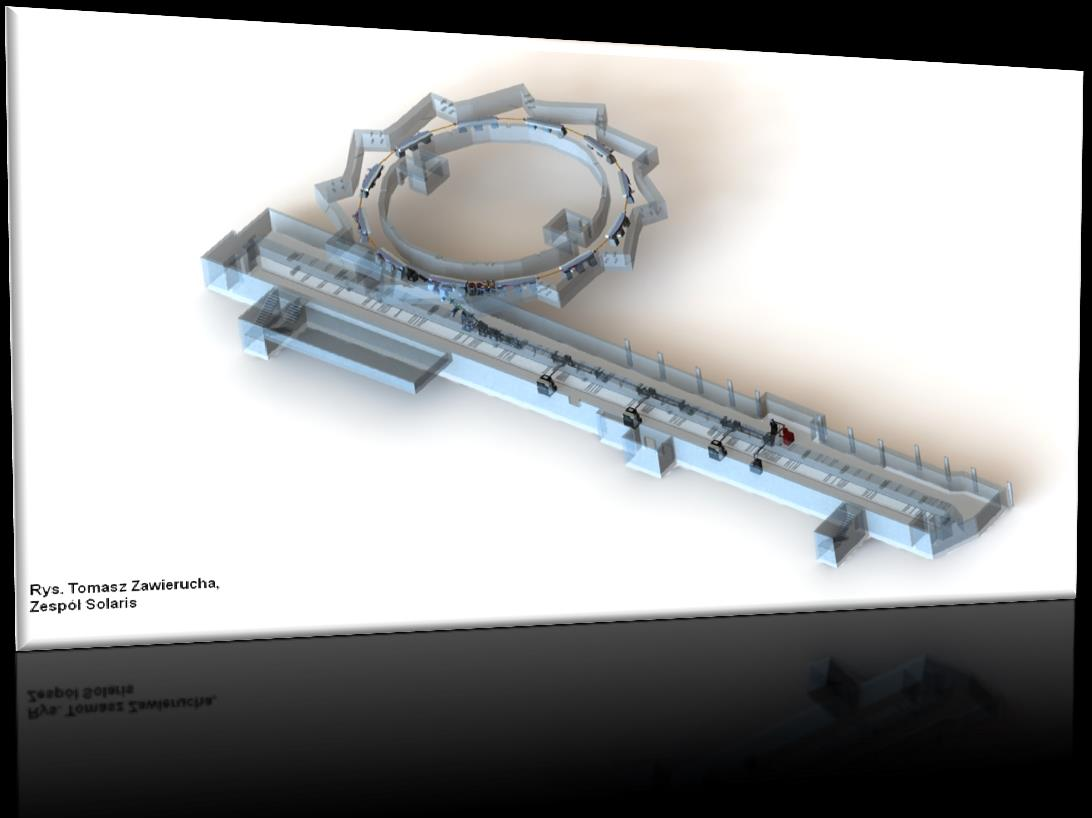 Synchrotron 31 Narodowe Centrum Promieniowania Synchrotronowego Solaris znajduje się w trakcie budowy na kampusie Uniwersytetu Jagiellońskiego w Krakowie.