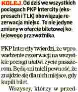 - Ró nica pomiêdzy planami i realizacj¹ w ubieg³ych za dostêp do swojej infrastruktury. Dokument zak³ada latach mia³a negatywny wp³yw na wyniki finansowe spó³ki.