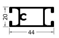 zew (m2) długość profila (m) szt.