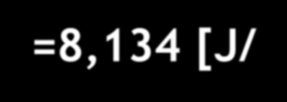 PRAWO AVOGADRO M 1 R 1 = M 2 R 2 = MR = R = const Uniwersalna stała gazowa RM=8314 J/K kmol=8,314 J/K mol mr =