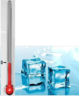 Ze zmianą temperatury związana jest też zmiana objętości płynu. Rysunek pokazuje rurkę szklaną (szkło) i zbiorniczek z płynem.