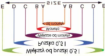 Ponieważ przedmioty wykonane z tego samego metalu, ale o różnych wymiarach czy kształtach, wykazują inne wartości przewodności, wykrywacze Garretta wyskalowano wg typowych przedmiotów, na które można