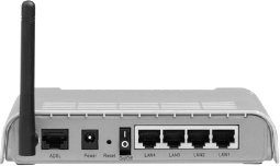 Csatlakoztatási funkciók (opcionális) Csatlakoztatás a vezetékes hálózathoz Csatlakoztassa a szélessávú ISP ethernet csatlakoztató kábelt a modem ETHERNET BEMENET-éhez.