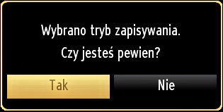 menu innych ustawień, a funkcje Twojego telewizora będą zoptymalizowane pod kątem najlepszej jakości obrazu. Po wybraniu Trybu sklepu (opcja), wyświetli się ekran potwierdzenia.