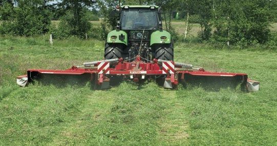 GX-SM to idealna maszyna dla Top Dry (szeroki rozrzut), może jednak odkładać pięknie uformowane, wąskie pokosy.