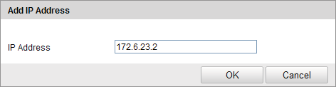 Figure 11-7 Interfejs filtru adresów IP 2. Zaznacz pole wyboru Enable IP Address Filter (Włącz filtr adresów IP). 3.