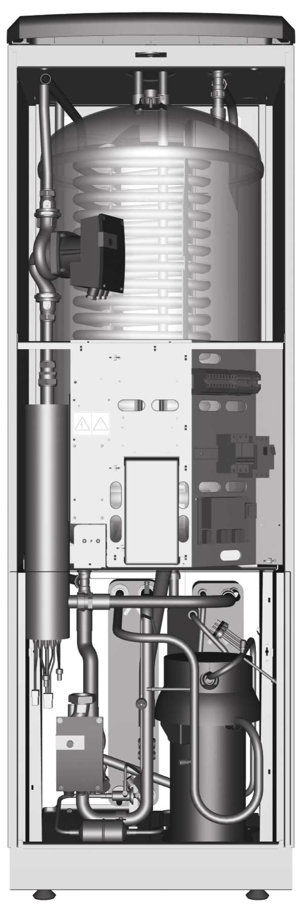 3.2 DHP-H Opti Pro/DHP-H Opti Pro + 4 5 14 15 1 6 7 16 2 3 8 9 10 11 12 18 17 19 20 22 21 23 13 Objaśnienia symboli Objaśnienia symboli 1 Zasobnik CWU,