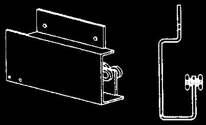 plandeki PVC do C-T, 2 m Závěr se zámkem pro sloupek C-T Záver so zámkom pre stĺpik C-T Zamknięcie z