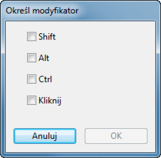 17 NAZWA FUNKCJI MODYFIKATOR.