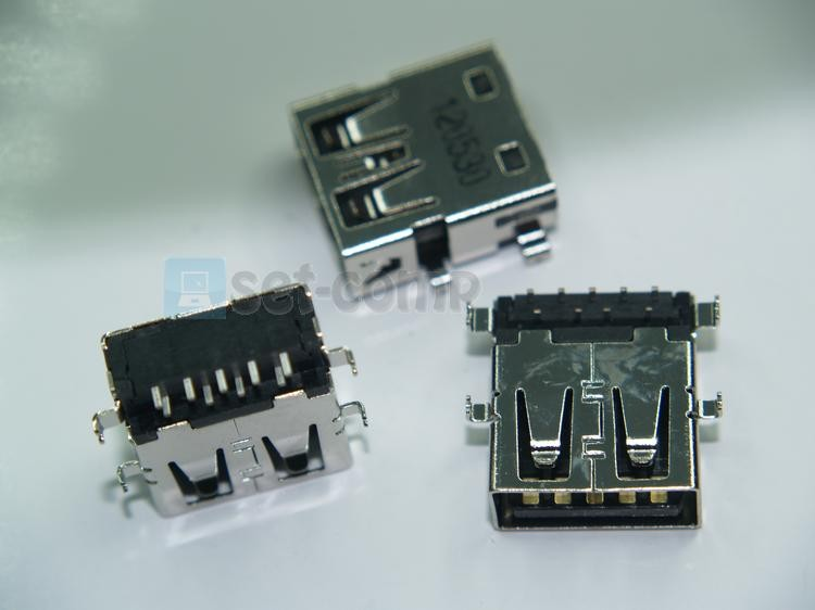 WTYK WTYCZKA USB 2PIN 4SMD WYMIARY: 21.