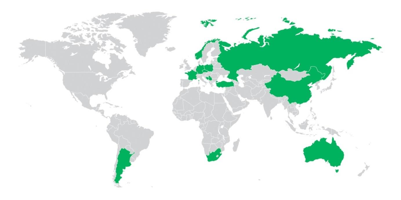 93 42 42 8 21 6 3 2 154 9 16 1 49 975 977 5 22 2 Backlog geograficzny Grupy (*) (*) Wartość backlogu w core business, sporządzona po zakończeniu poszczególnych kwartałów Kraj / Region 4Q 14 1Q 15 2Q