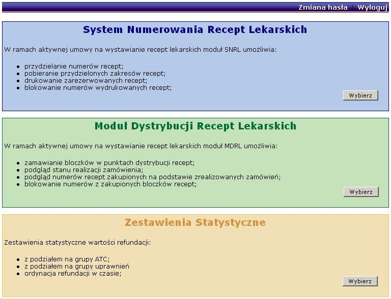 wówczas powtórzyć czynność logowania do systemu. W przypadku, gdy para PIN - hasło nie pozwolą na zalogowanie się do systemu, należy skontaktować się z Administratorem OW NFZ. Uwaga!