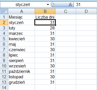 7. Nadawanie nazw Dla wygody i jasności możemy nadawad nazwy pojedynczej komórce lub grupie komórek.