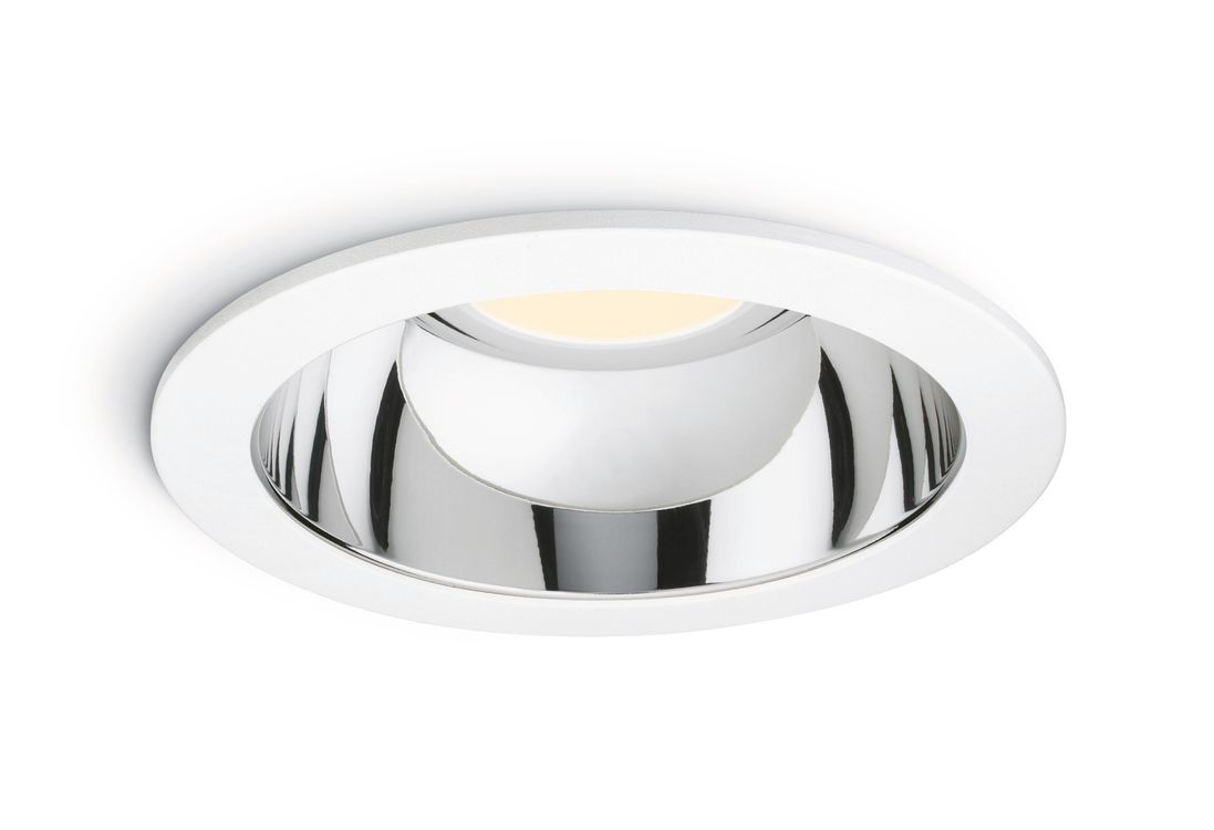 LuxSpace 100% downlight LED do biur i hoteli LuxSpace compact high efficacy Wysoka sprawność rozwiązania z rodziny LuxSpace umożliwia uzyskanie wyjątkowo niskiego zużycia energii bez pogorszenia