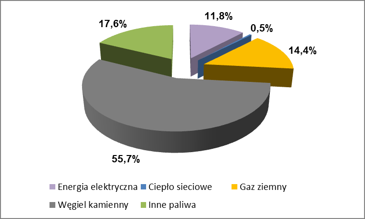 Tabela 8-11. Zużycie energii w 2013 r.