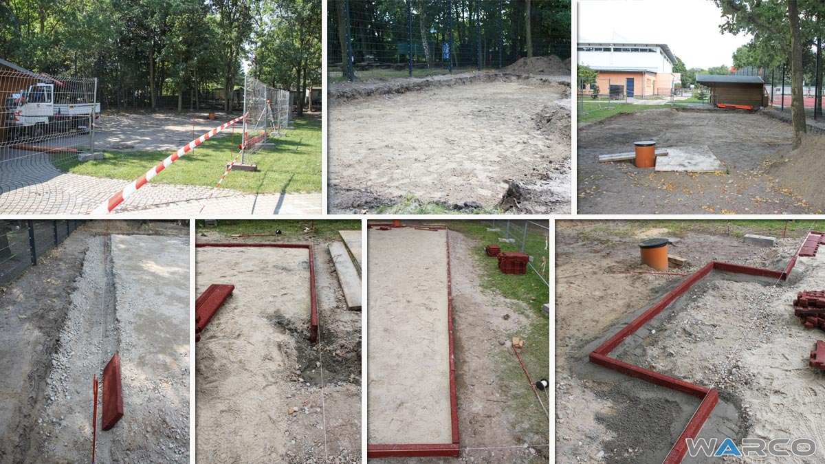 Przygotowanie odpowiedniego podłoża pod płyty boiskowe Solidny fundament pod instalację małego boiska, z którego można korzystać przy każdej pogodzie, powinien być przygotowany poprzez konstrukcję