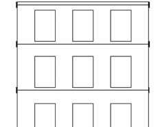 a) b) with an approximately linear trend as the area of the steel ties (A t ) increases, showing greater effectiveness of the vertical than horizontal tie-rods.