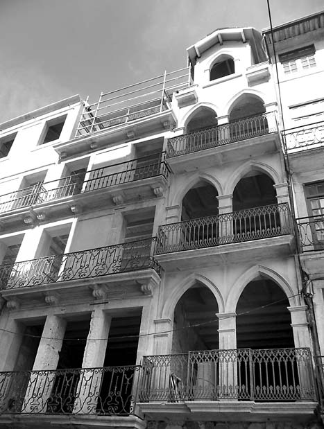 View of the current exhibition of historic architectonic details found during archaeological