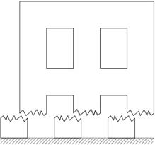 As suggested by the Italian code [1] the masonry walls can be schematized with one-dimensional beam elements through the so called Equivalent Frame modeling.