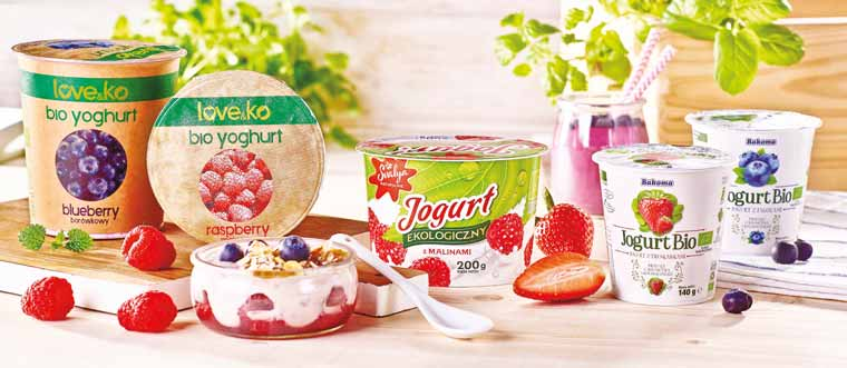 Jogurt bio BAKOMA 140 g 0,/100 g 1 39 W PEŁNEJ ZGODZIE Z NATURĄ Produkty