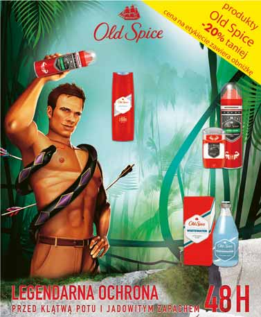 DEZODORANTY ŚWIEŻOŚĆ KAŻDEGO DNIA Żel pod prysznic OLD SPICE 24,98/l 9 Dezodorant OLD SPICE