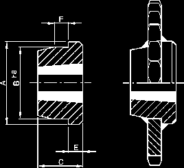 4 T 35688 WM 30-3 3030 152 130 76 25 19 3.5 T 35689 WM 35 3535 184 155 89 32 25 6.4 T 35690 WM 40 4040 225 195 102 32 32(35) 13.8 T 35691 WM 45 4545 254 220 114 38 38(40) 19.