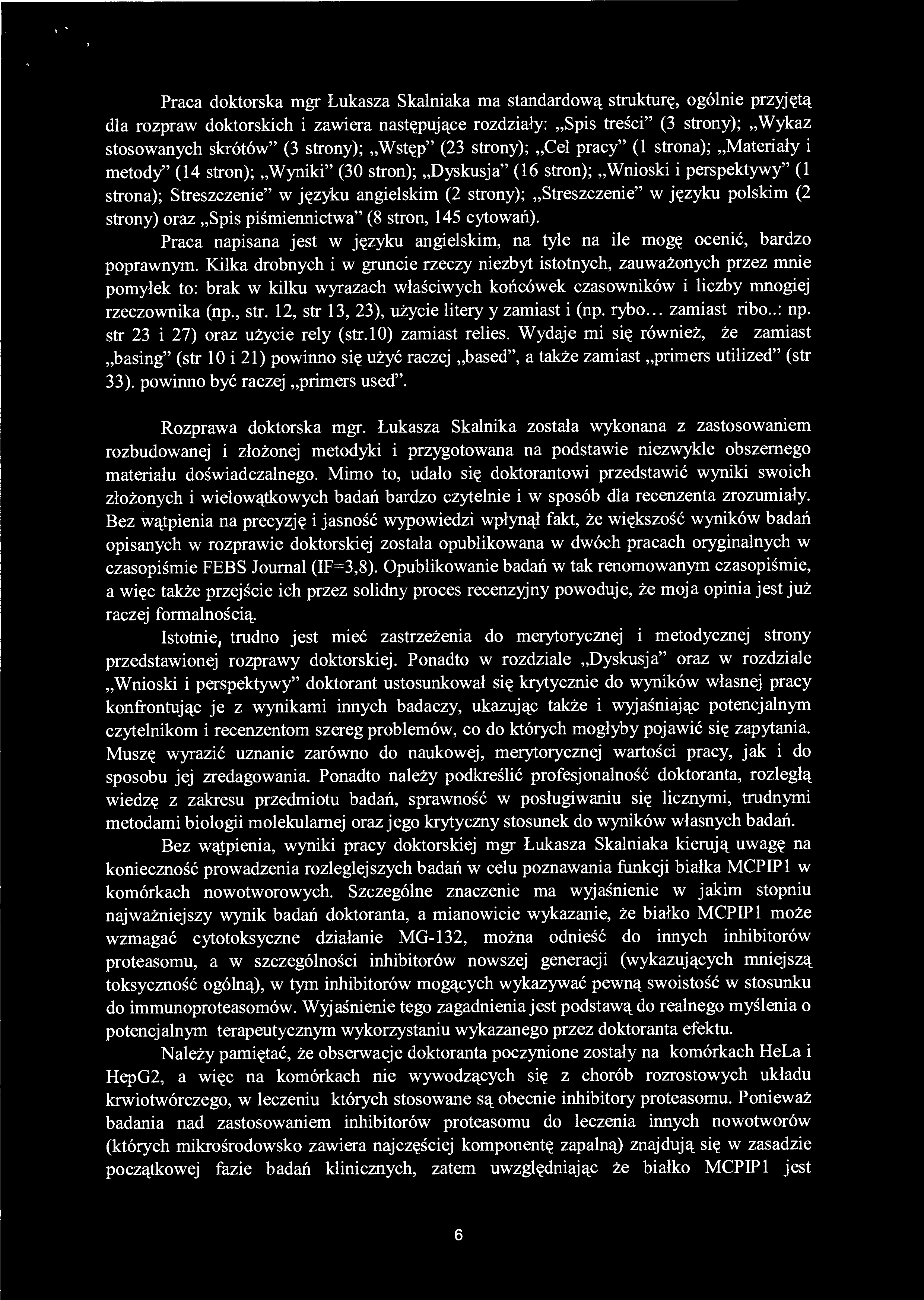 12, str 13, 23), użycie litery y zamiast i (np. rybo... zamiast ribo..: np. str 23 i 27) oraz użycie rely (str.10) zamiast relies.