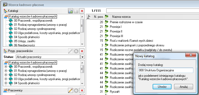 Struktura organizacyjna W podmiocie działającym bardzo często jest określona struktura