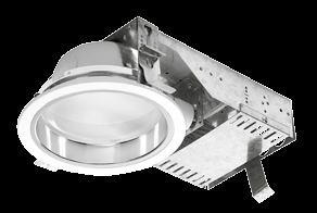 DOWNLIGHTY NAVO N 190 Świetlówkowa oprawa typu downlight Moc: 1x13W-2x26W Trzonek: G24-q1/q2/q3; E27 Układ optyczny: klosz szkło OPAL Korpus i pierścień: stal