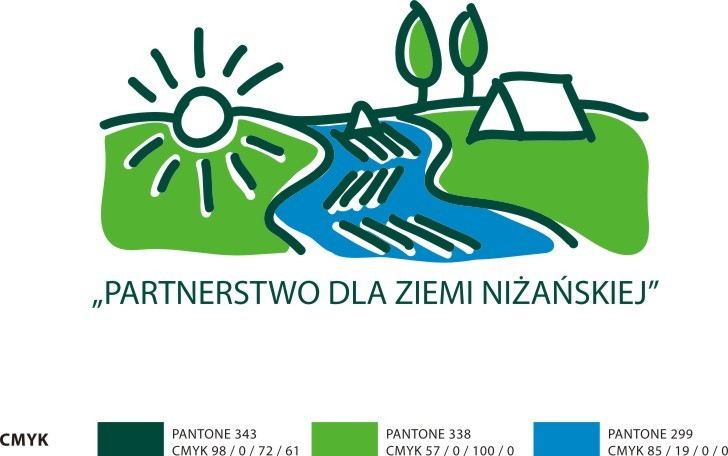 Załącznik nr 1 do Statutu Lokalnej Grupy Działania Stowarzyszenie Partnerstwo dla Ziemi Niżańskiej określający parametry graficzne logo LGD na podstawie 3, ust. 3 Statutu. 1 1.