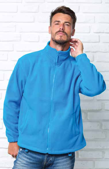 polar fleece man REF: flra300 Full zip and side pockets. Micro polar fleece with antipill finishing. Drawstring with stoppers and cuffs with elastic. 300gsm. approx.