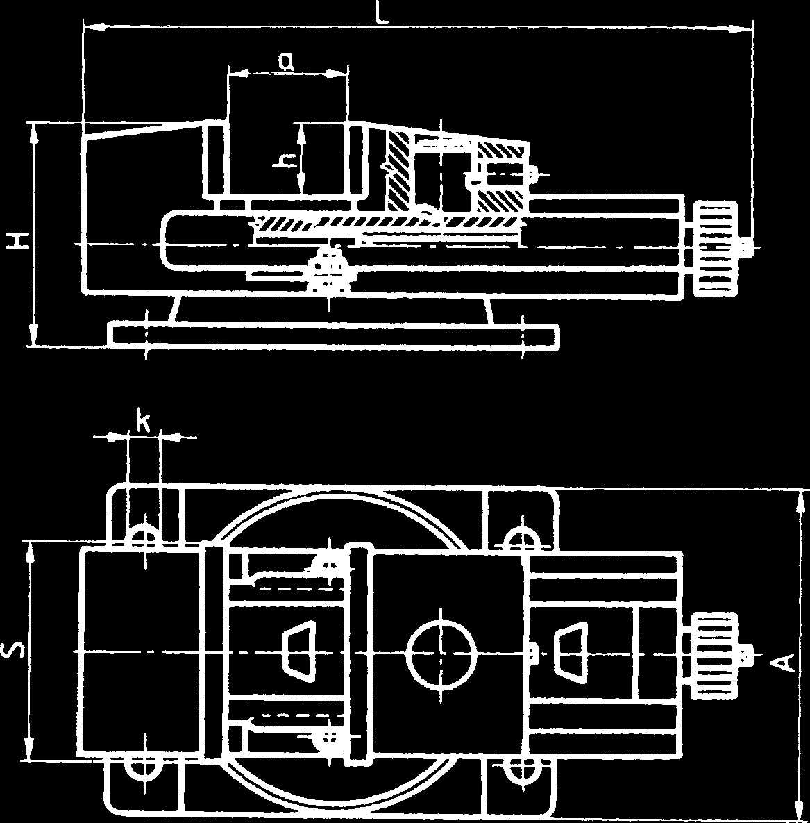 wykonane z wysokiej jakoœci odlewów eliwnych - szlifowana stalowa listwa mechanizmu blokuj¹cego - œruba poci¹gowa os³oniêta ca³kowicie przed dzia³aniem wiórów i zanieczyszczeñ - wymienne rowkowane