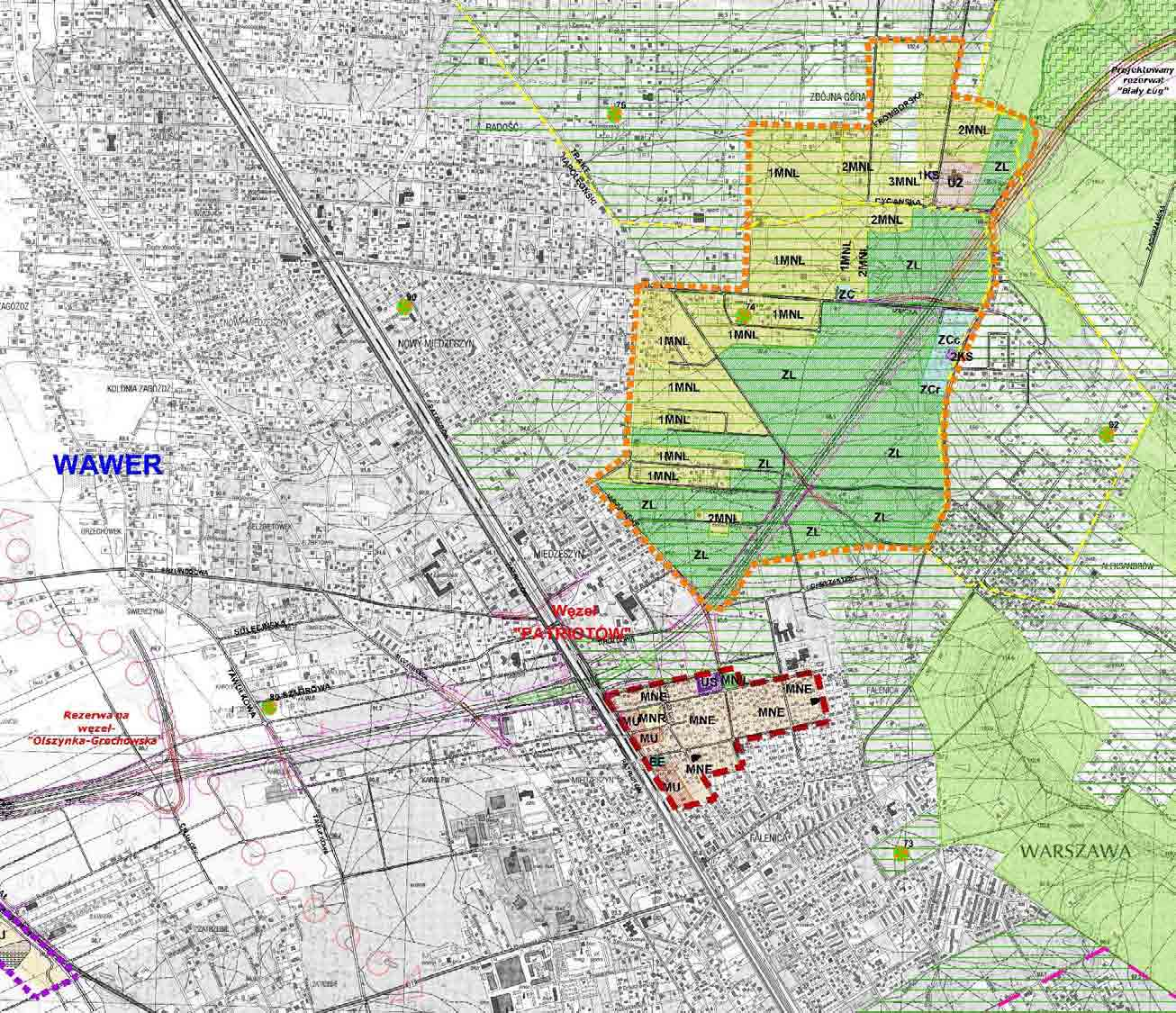 Miejscowe plany zagospodarowania przestrzennego dla dzielnic Warszawy