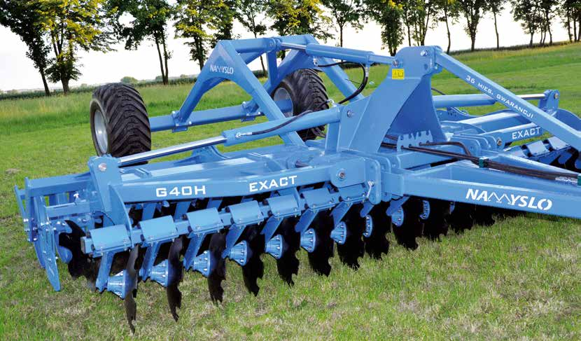 Exact G Agregat talerzowy Scheibenegge Disc harrow Déchaumeuse à disques