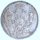 25 kopiejek = 50 groszy 1846,