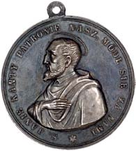 medal autorstwa Hallidaya wybity przez Komitet Polski w Londynie 1833 r.