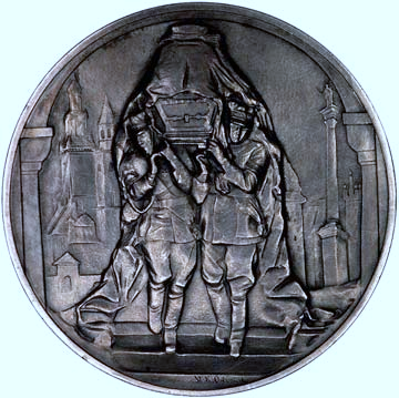55 g I 125,- 809 812 AUSTRIA 25/42 *809. Andrzej Józef L. B. de Stifft- medal autorstwa I. Langa 1826 r.