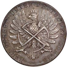 , srebro, 40 mm, 34.97 g III+ 600,- LITWA 39/35 810. medal na 500- lecie Êmierci wielkiego ksi cia Witolda 1930 r.