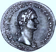 Domicjan 81-96, denar, Aw: Popiersie w prawo i napis w