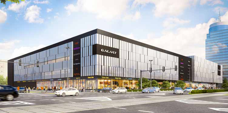 GALAXY Shopping & Entertainment Centre Expansion of existing shopping centre Project information: GLA 62 000 sqm, 200 shops and